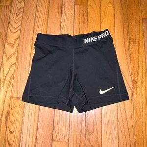 Nike Pros Women spandex compression shorts 3” inseam